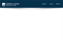 Tablet Screenshot of cordillera.tv